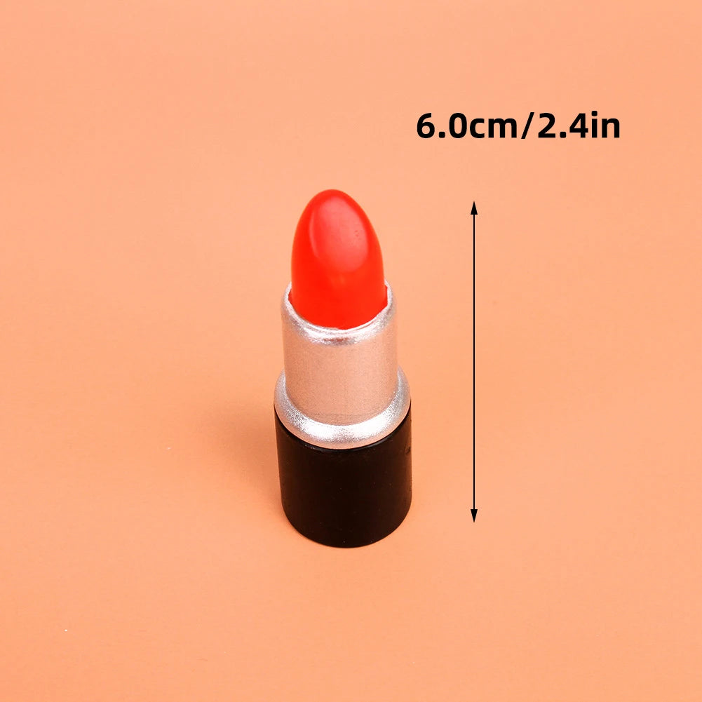 Girl's Birthday Party Cosmetics Decorations Lipstick Perfume Bottle Eyeshadow Box Cake Top Lady's Mom's Birthday Cupcake Toppers