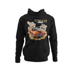 Winter Men  Motorcycle Riding Long-sleeved Sweatshirt Personalized Graphic Print Women Street Hooded Sweatshirt Trendy Top