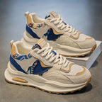 Men's Shoes 2025 Spring New Casual Versatile Comfortable Fashion Trend Niche Non-slip Wear-Resistant Retro Sneakers