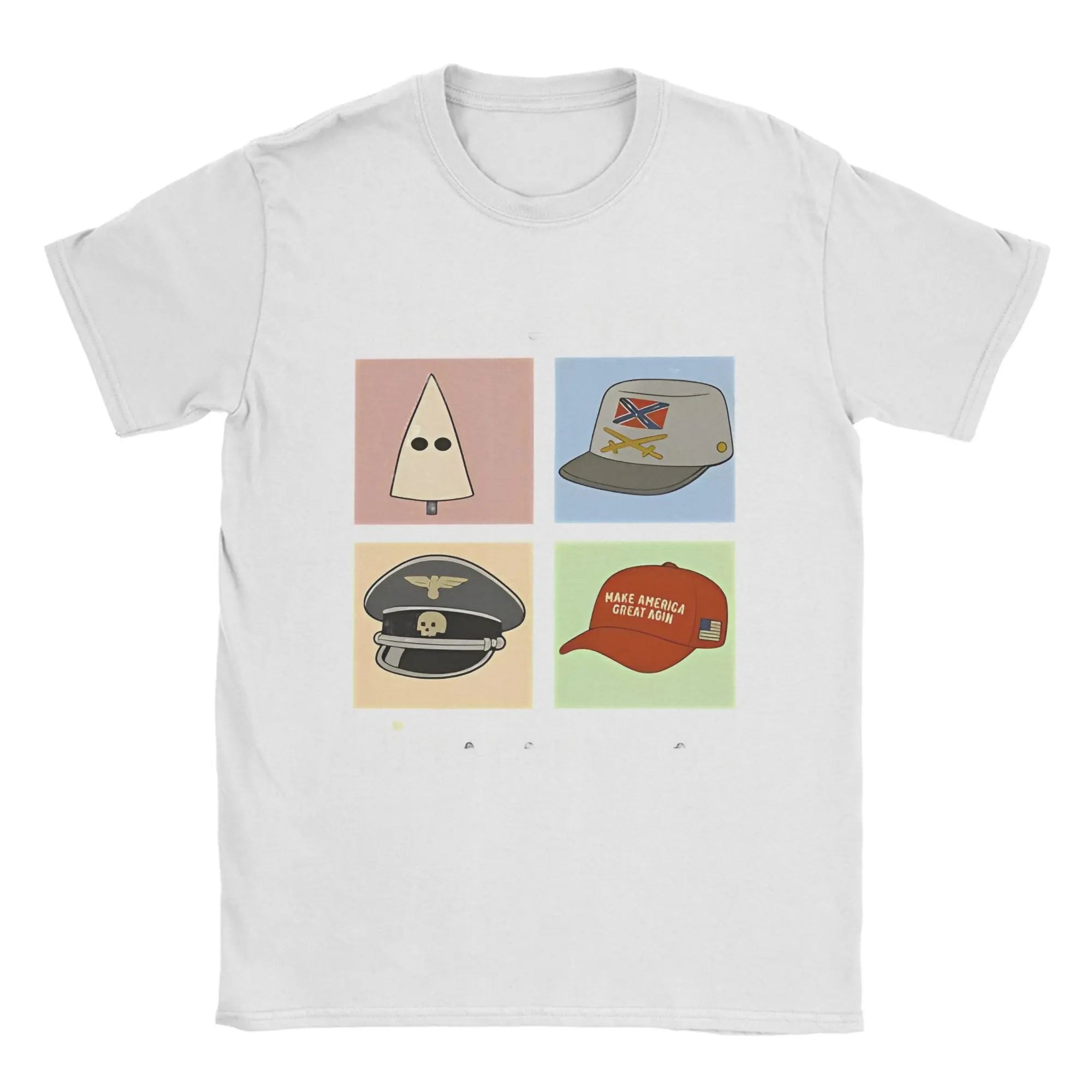 Men's Same Shited Different Hat T Shirt  Pure Cotton Clothing Fashion Short Sleeve Round Collar Tee Shirt Summer T-Shirt