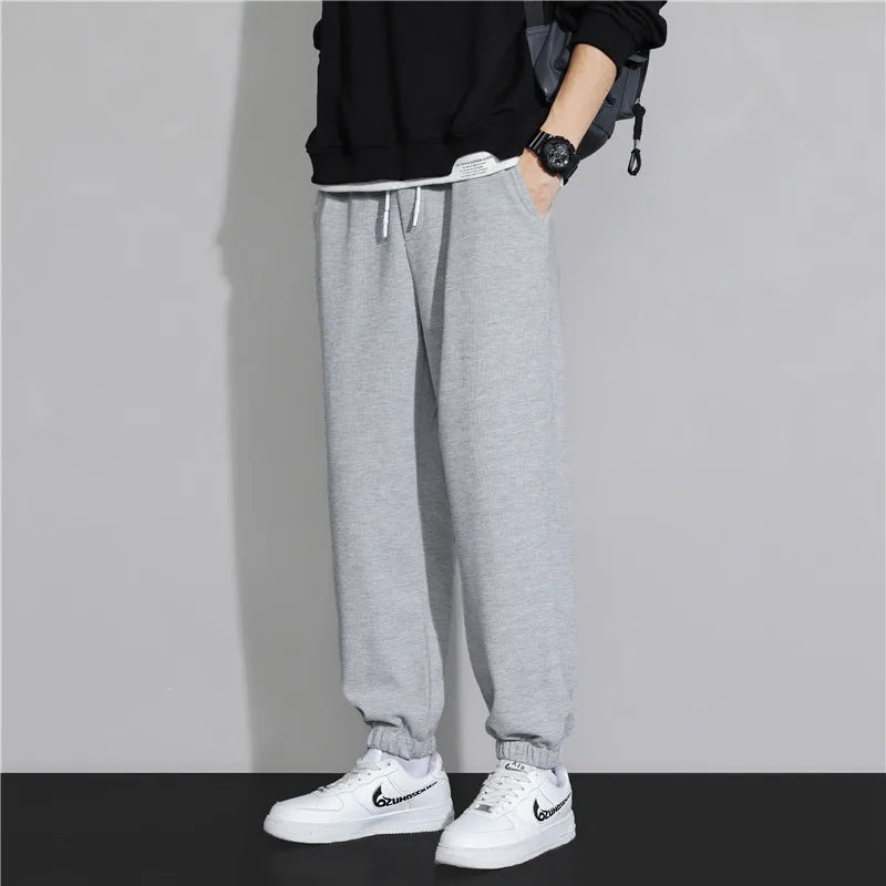 2024 New Trendy Solid Color Pants, Multi Flap Pocket Men's Cargo Pants, Loose Casual Outdoor Pants, Men's Work Pants oversized
