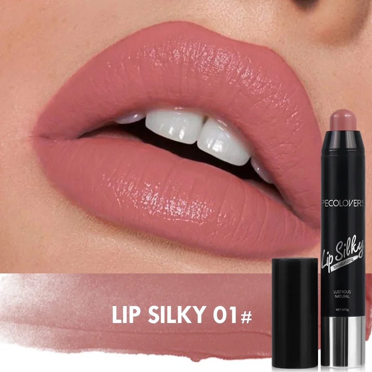 1PC Reduce Lip Lines, Three-dimensional Gloss, Rich Color, Silky Smooth, Moisturizing, Lipstick, Lip Makeup Cosmetic