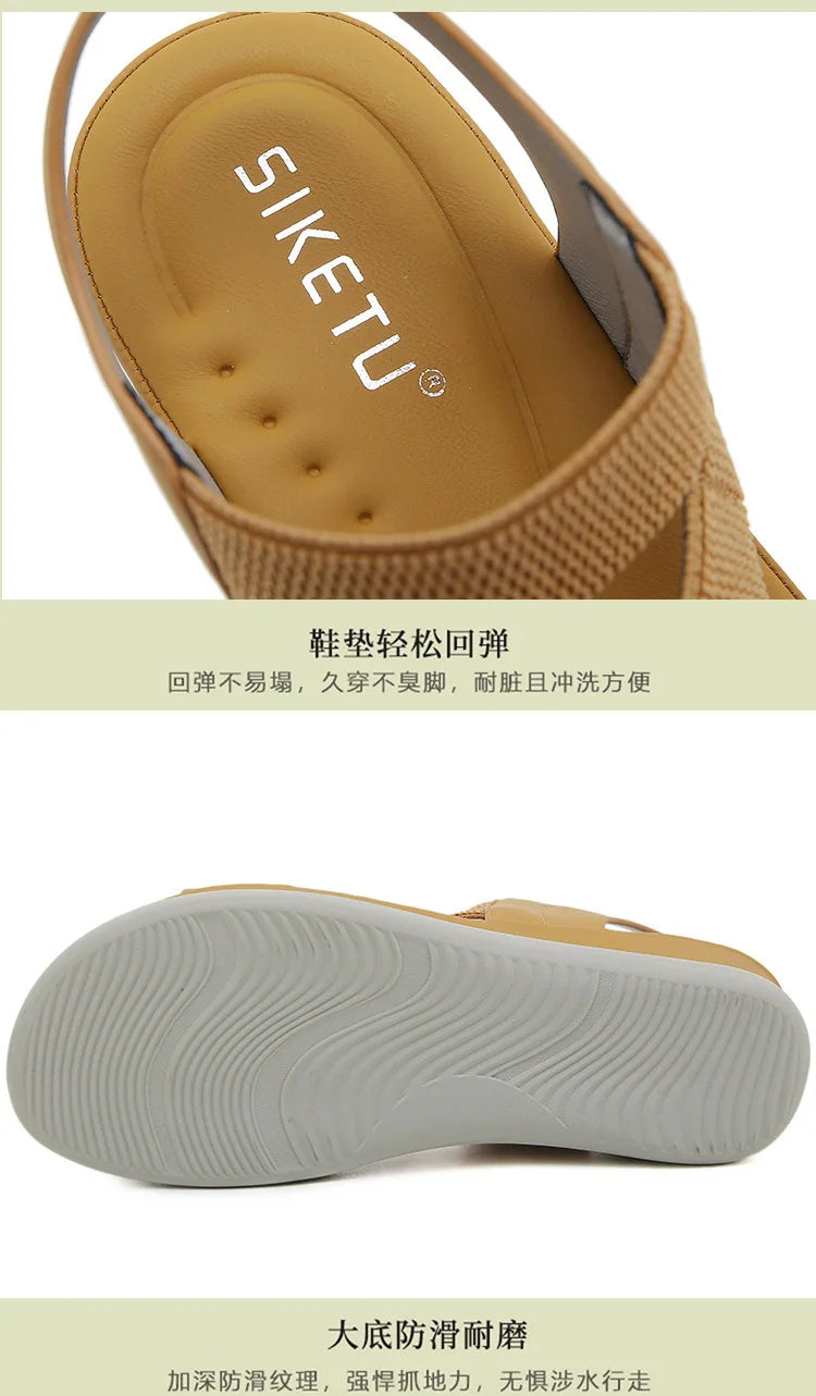 Sports Sandals for Women's 2025 Summer New Casual Sandal for Womens Large Thick Bottom Beach Sandals Platform Shoes Women