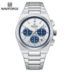 NAVIFORCE Luxury Couple Watches Set - Men's And Women's Fashion Quartz Wristwatches Waterproof Stainless Steel 2025 New Arrival
