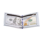 Men Money Canvas Wallets Credit ID Card Holder Bags Purses Currency Notes Pattern Insert Picture Cash Coin Dollars Euro Wallet