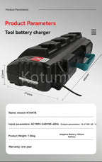 Four Port Battery Charger 3a Charging Current Replacement Batterys Chargers