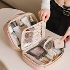 Cosmetic bag  new high-end exquisite portable travel portable toiletry bag large capacity cosmetics storage bag women handbags