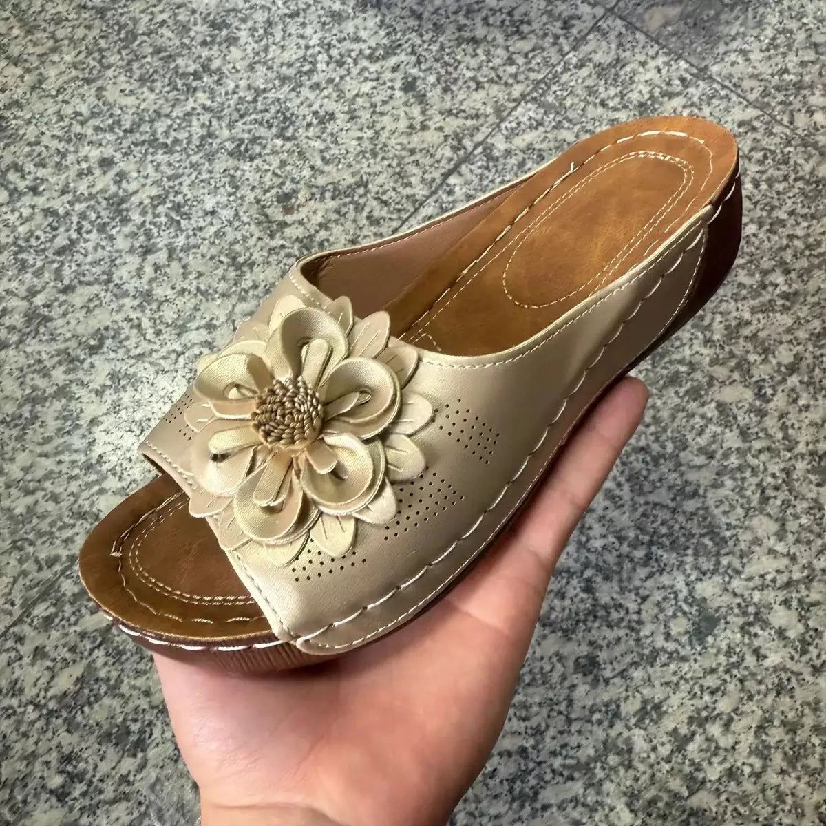 Women's Sandals Wedges Heels Sandals Summer 2025 Platform Sandalias Mujer Soft Heeled Slippers Summer Shoes Woman Footwear Women