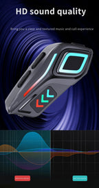 Hands-Free Music Riding Waterproof Noise Cancelling Bluetooth Motorcycle Intercom Helmet Headset