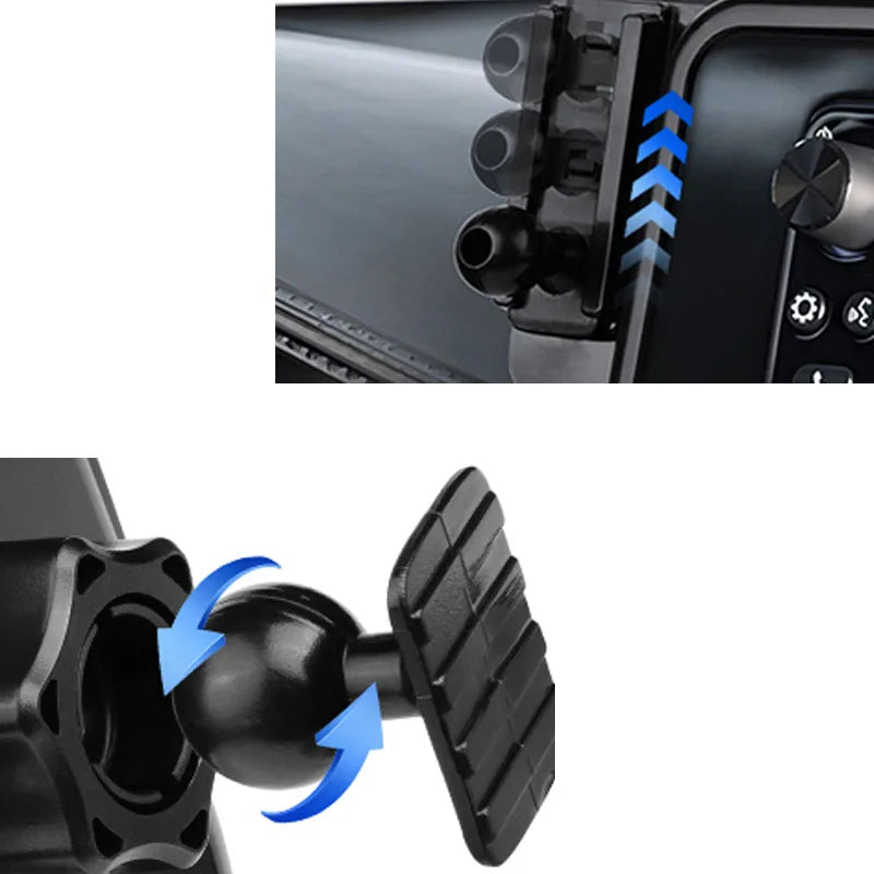 Car Mobile Phone Holder For Ford Mustang Mach-E Rally 2025 2024 Mount MagSafe Bracket Wireless Charger Stand Auto Accessories