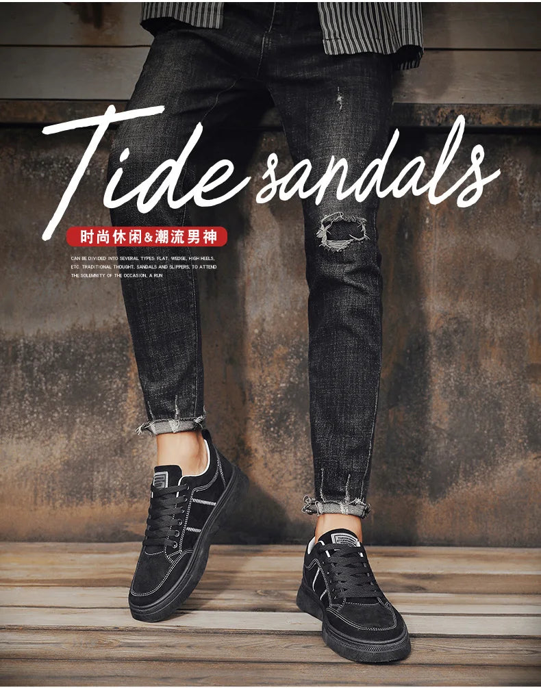 Men's Shoes 2025 New Spring Work Safety Shoes, Anti-slip, Wear-resistant, Versatile Casual Sports Work Shoes, Men's Board Shoes