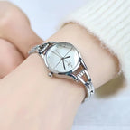 Women's Watches Elegant Woman Watch Quartz Gifts for Women Luxury Fashion Stainless Steel Alloy Women's Wristwatch Accessories