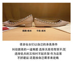 Women's Flat Shoes luxury woman shoes Leather Brand Rivet Flat Shoes Comfortable Casual Outdoor Pointed Toe Shallow Ladies shoes