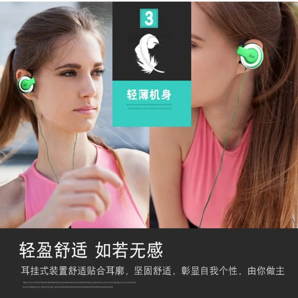 Phone Gaming Running Headset Sweatproof Noise Cancelling Earphones Super Bass Earbuds Ear Hook Headphone Ear Hook Headsets