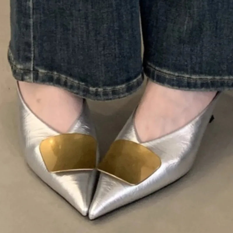 Women's Sandals 2025 Summer New Luxury Fashion Casual Mules Closed Toe Comfortable Open Heel Wear-resistant Zapatos De Mujer