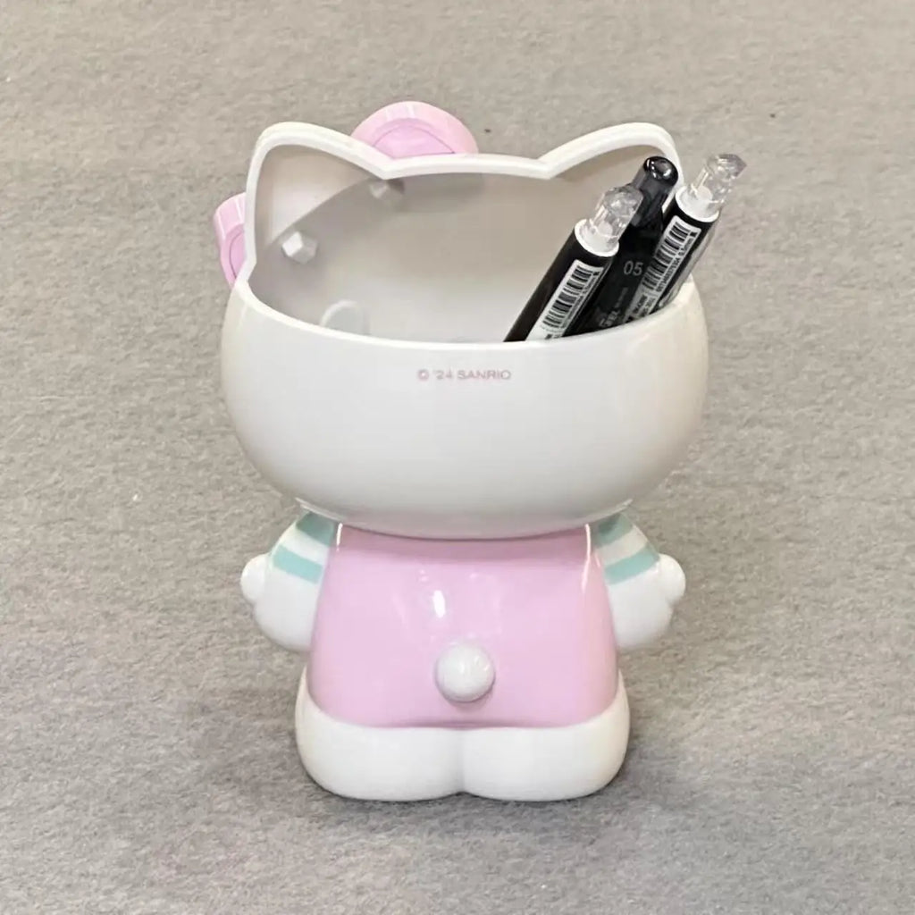 Cute My Melody Cosmetics Storage Can Cute Pink Brush Container Aesthetic Desktop Display for Makeup Lovers
