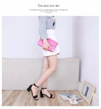 Heeled Sandals Women 2024 Elegant Woman Shoes with Low Heels Luxury Designer Block Heel Sexy Best Selling Products