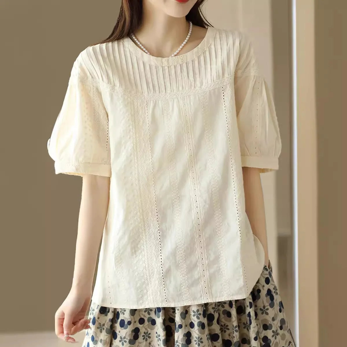 Women's elegant blouses 100% cotton embroidery hollow out white black shirts ladies office wear women long sleeve tops