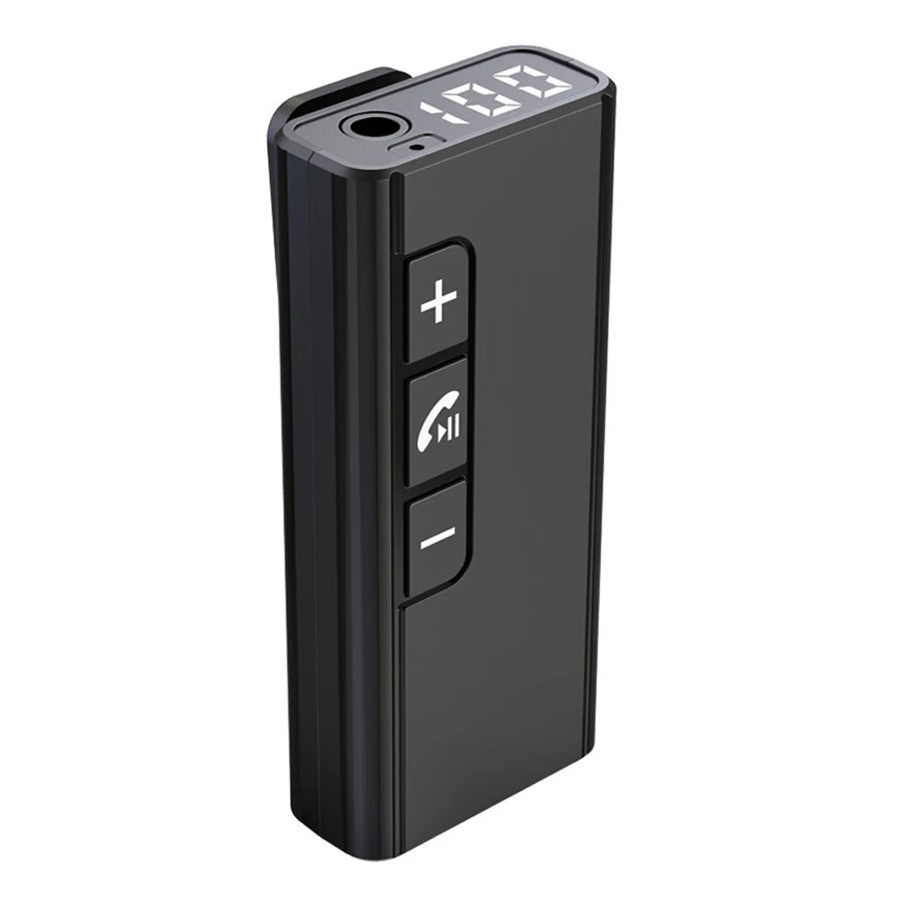 NEW Handsfree Wireless Car Adapter GR13 Bluetooth-compatible Audional Receiver with Digital Display for Headphone Speaker