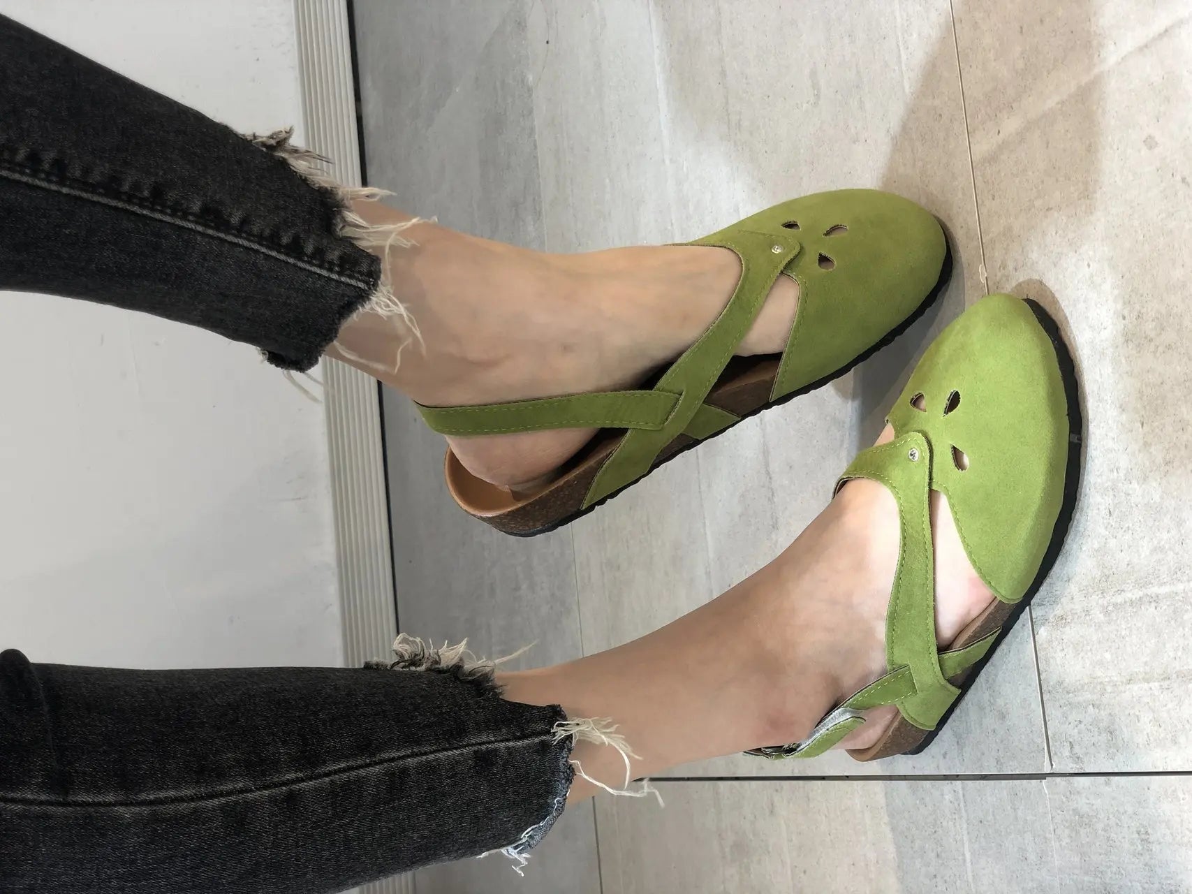 2023Women Sandals Summer Ladies Girls Comfortable Ankle Hollow Round Toe Sandals Woman Soft Beach Sole Female Shoes Plus Size