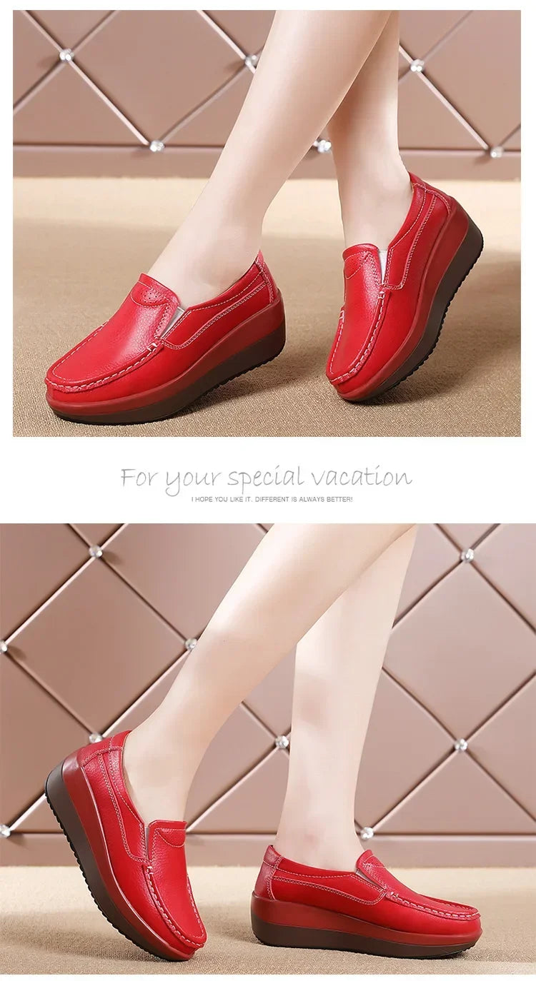 Women Flats Platform Shoes Print Hollow Sandals  Spring Summer Casual Walking Shoes Designer New Wedge Breathable Sneakers
