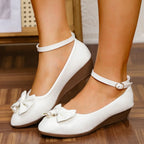 Women Flats Shoes Elegant Wedges Heeled Loafers Shoes for Women Fashion Soft Comfortable Shallow Women Shoes Zapatos De Mujer