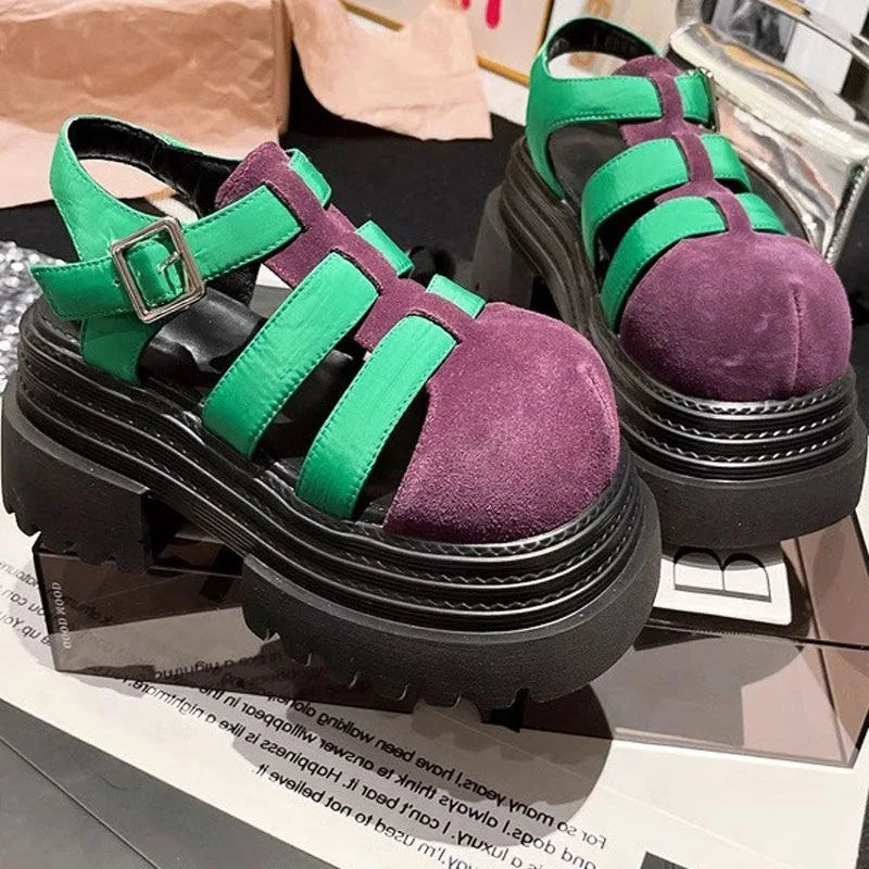 Flats Platform Sandals Women's Fashion Shoes Casual Slippers Woman Slingback New Sport Shoes Designer Beach Sandalias De Mujer