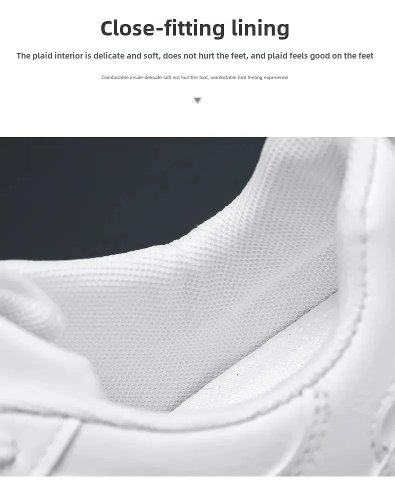 Men's Shoes Explosion Thick Soled Leather Small White Shoes Men's Trendy Shoes with Fashion Board Shoes Street Casual Shoes