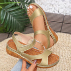 Women Sandals Casual Summer Lightweight Shoes Woman 2025 Summer Low Heels Comfortable Wedges Sandals Women Sandalias De Mujer