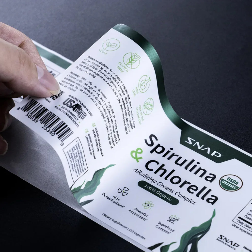 Waterproof Oil-resistant Cosmetic And Skin Care Product Labels Customizable Beauty Product Stickers for Packaging