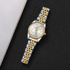 2PCS/Set Couple Watches Luxury Men Business Watch Women Calendar Quartz Wristwatch Reloj Hombre Mujer（Without Box）