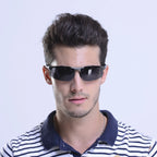 Fishing Sport Sunglasses Men Polarized UV400 Aluminum Rectangle Rimless Sun Glasses Photochromic Night Vision Eyewear