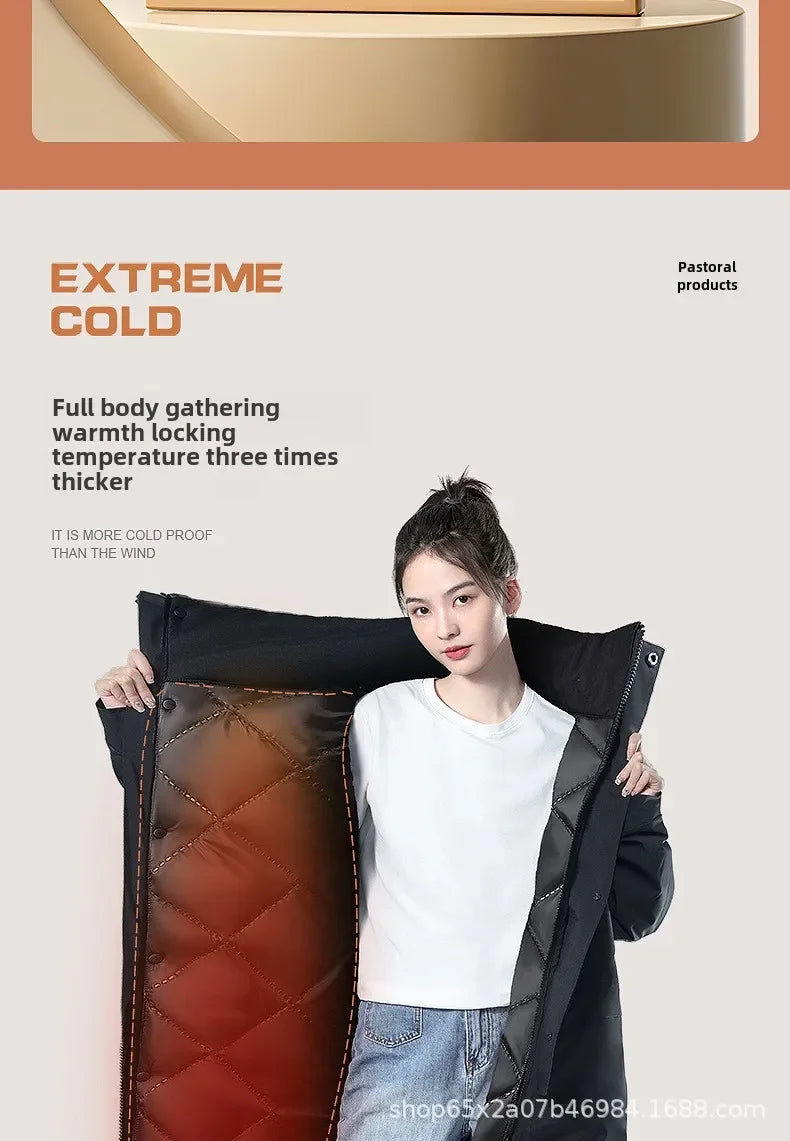 Winter Motorcycle Riding Coldproof Clothing Winter Fashion Waist Designwarm Cotton Jumpsuit,thickened Waterproof Snowmobile Suit