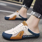 Summer Men's Half Slippers Trendy New Casual Shoe Light Walking Flats for Men Non Slip Sneaker Hot Sale Man Shoes Zapatos Hombre