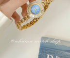 Women's Watches 2025 Luxury Elegant Ladies Wrist Watch Gold Rhinestone Quartz Wristwatch Vintage Female Small Clock reloj mujer