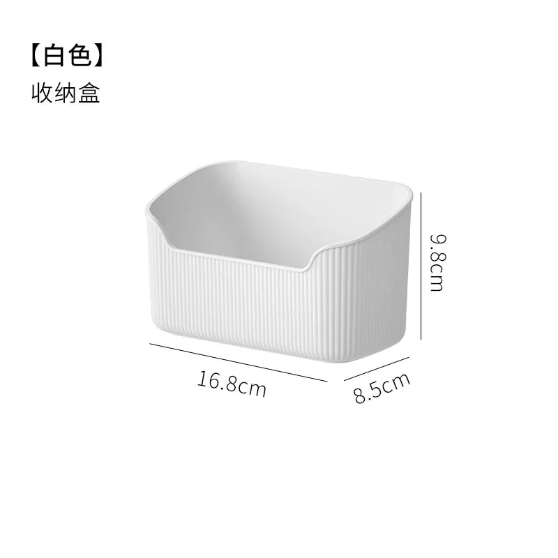 Toilet Desktop Storage Box Container Cosmetics Bathroom Countertop Sorting Box Large Capacity Cosmetic Brush Makeup Organizer