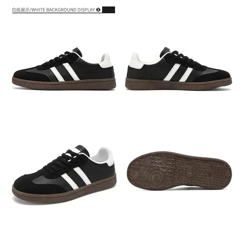 Men's Shoes 2025 Trend Casual Sneakers Comfortable Lace-up Flats Tennis Shoes Breathable Comfortable Walking Joggingshoes