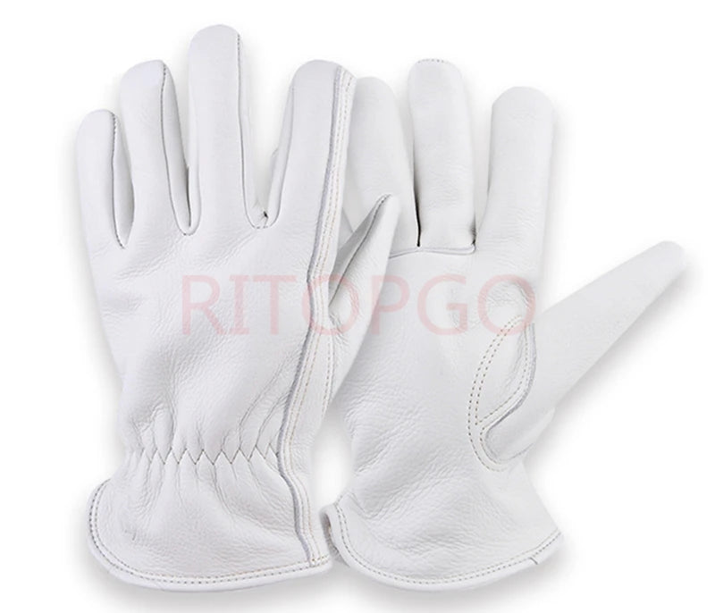 Winter Work Gloves Cowhide Leather Thermal Motorcycle Glove Cold Weather Cotton Lining freezer Working Glove