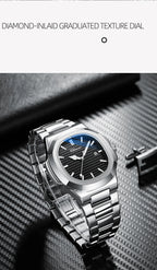 Fashion Couple Watches Men and Women Business Luxury Stainless Steel Quartz Wristwatch Waterproof Luminous Couple Watch Pair Set