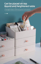 Makeup Organizer for Cosmetics Large Capacity Plastic Storage Container Desktop Organizer Boxes Jewelry Office Storage Baskets