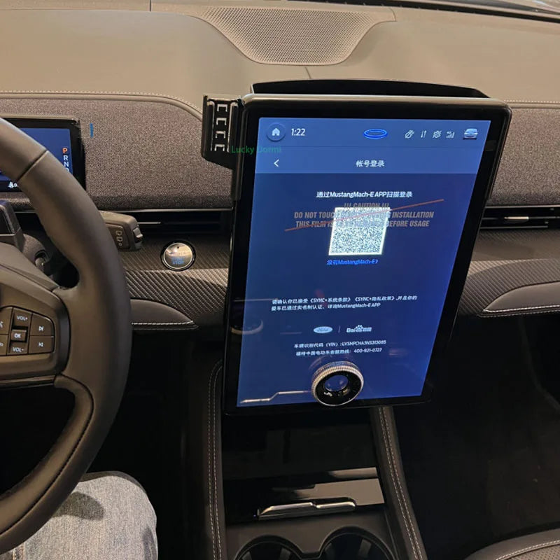 Car Mobile Phone Holder For Ford Mustang Mach-E Rally 2025 2024 Mount MagSafe Bracket Wireless Charger Stand Auto Accessories