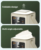 Portable outdoor emergency Power banks smartphone Backup Power 50000mah with built-in cable Powerbank 50000mah camping light