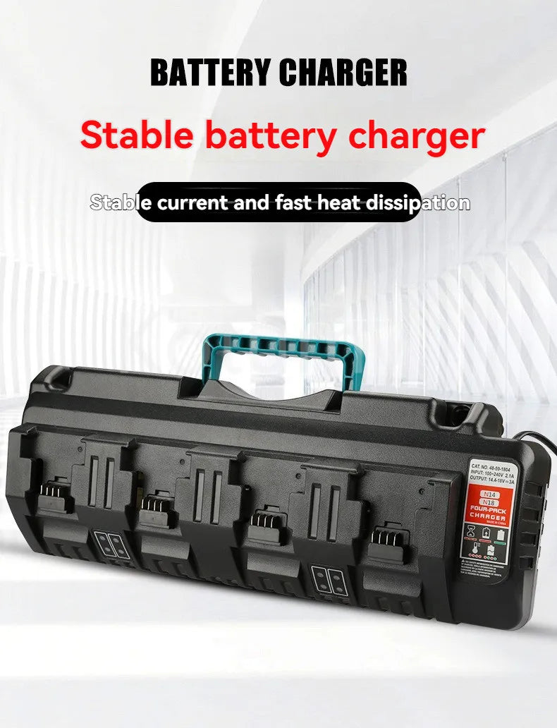 Four Port Battery Charger 3a Charging Current Replacement Batterys Chargers