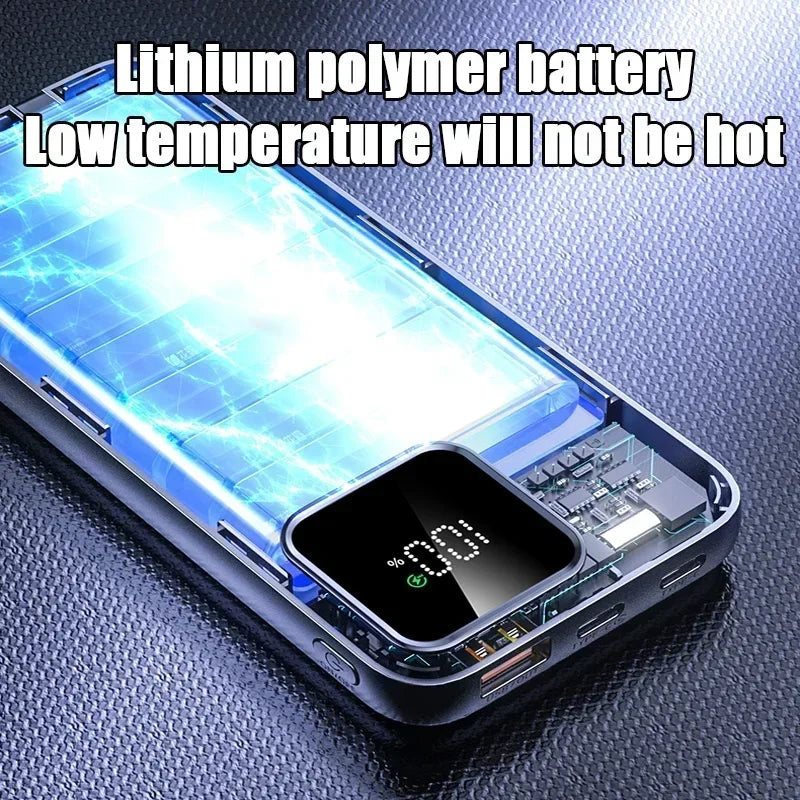 20000mAh Power Bank External Battery 22.5W Fast Charging Portable Charger for IPhone Xiaomi Huawei Poco Powerbank 2025 New