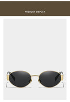 New Sunglasses For Women And Men UV400 Sun Glasses Alloy Oval Eyewear