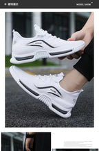 Men's sports shoes 2025 summer new sports trendy shoes anti slip casual running shoes breathable and comfortable white shoes