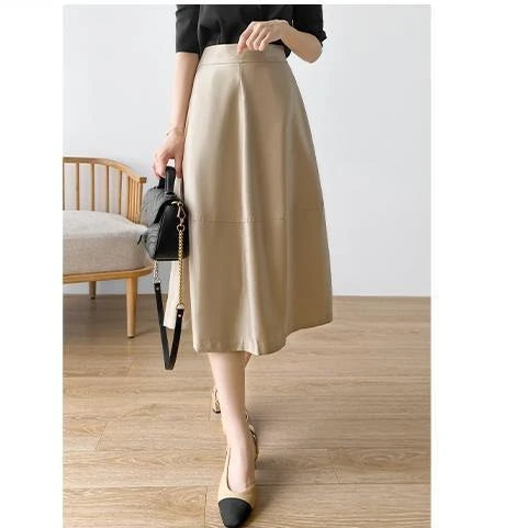 Women's Tunic V Neck Solid Color Elegant Blouses Spring Autumn Office Lady Silk Satin Solid Black White Long Sleeve Shirt Women