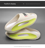 New Men Slippers Slides with a Sense High Aesthetic Value External Wear Anti Slip Thick Bottom, Beach Cool Slippers for Men