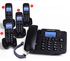 Wireless Telephone 1-4 handstes cordless Answering Machine 2.4G Corded Phone Handset office home hotel Long Range table phone