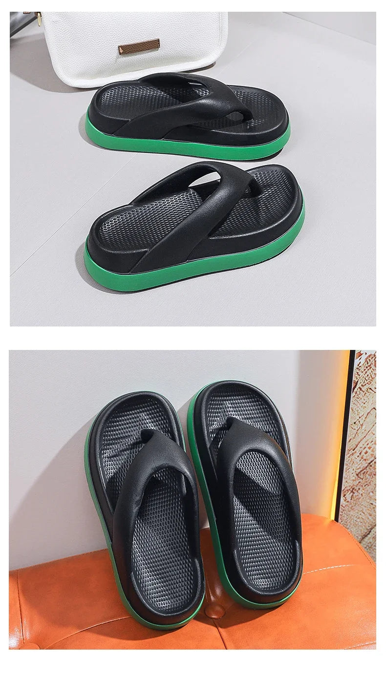 Woman flip flops Popular Design Shoes  trend Casual Platform Sandals non-slip Outdoor slippers Unique features Flat sandals